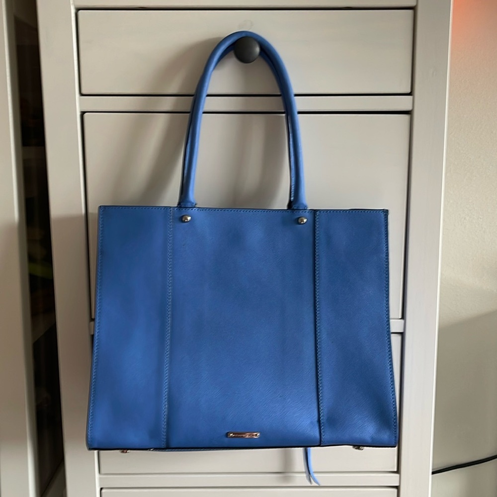 Rebecca Minkoff MAB Blue Saffiano Leather Tote - Like New/Gently Used
